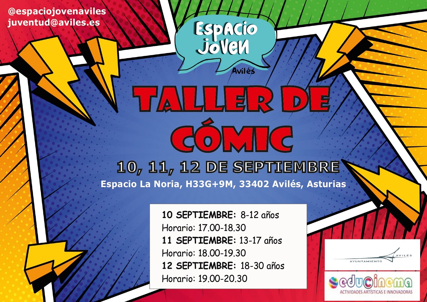 Talleres de Cómic en La Noria